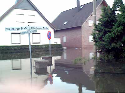 die Ecke Wittenberger Strae und Am Vogelherd