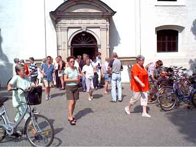 hier bekamen Walderseer Hinweise zum Aufenthalt in den geschdigten Husern