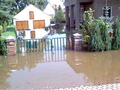 ein Haus an der Strae Am Wall