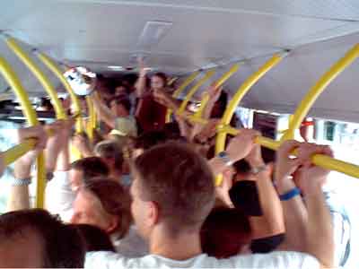 gute Stimmung bei allen Passagieren