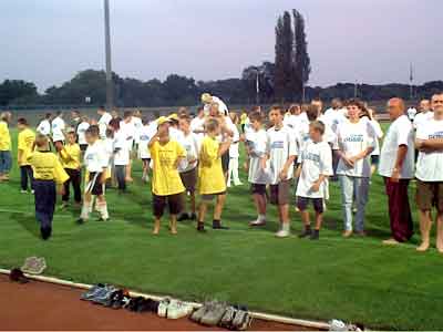 wenigstens alle Spieler hatten Spa� dabei zu sein 