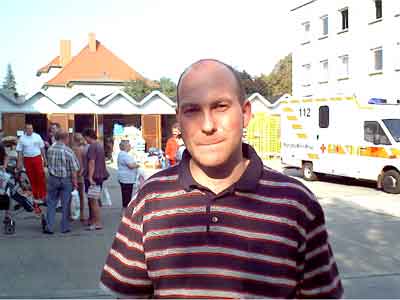 Herr Treffkorn aus Dessau-Waldersee bittet im Interview die Stadt um Untersttzung