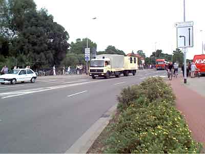 THW, DRK, Polizei & Feuerwehr sind stndig unterwegs